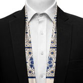 AZURE BLOOM MEN SCARF - PREMIUM COLLECTION